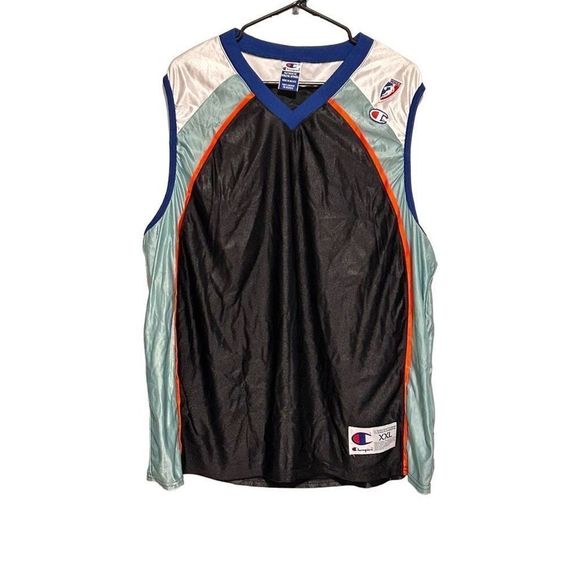 Champion Tops - Vintage CHAMPION WNBA New York Liberty Blank Basketball Jersey 90s Size 2XL